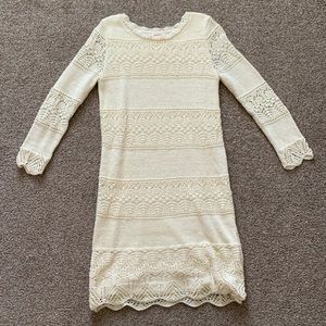 Cat & Jack Shimmery White Dress